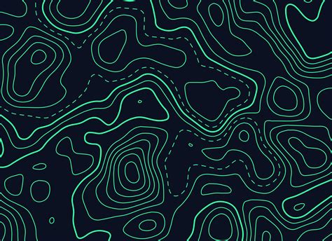 dark background with green topographic contour map - Download Free ...