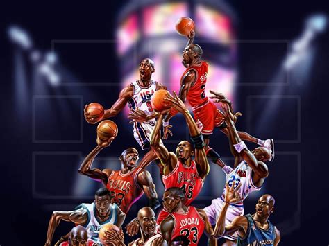 Cool Michael Jordan Cartoon Wallpapers - Wallpaper Cave