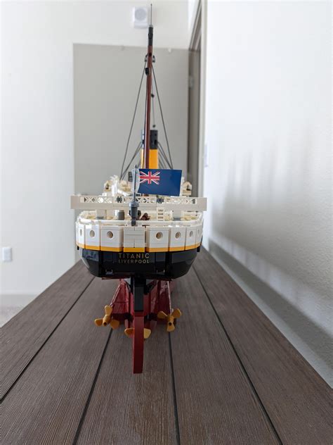 Titanic Lego Build Gif. Finally finished! : r/lego