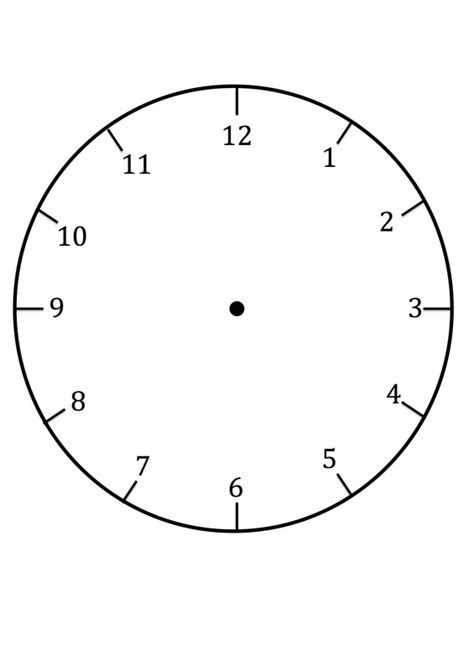 Clock Face With Minutes Labeled - Kremi Png