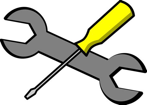 Cartoon Wrench Clip Art