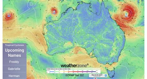 Warning as THREE potential cyclones brewing off Australia’s coast