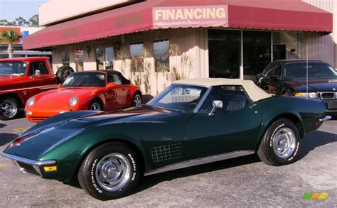 1970 Donnybrooke Green Chevrolet Corvette Stingray Convertible #392083 ...