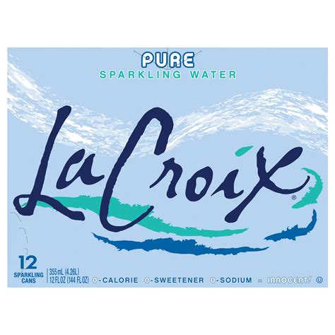 LaCroix Pure Sparkling Water 12 oz Cans - Shop Water at H-E-B