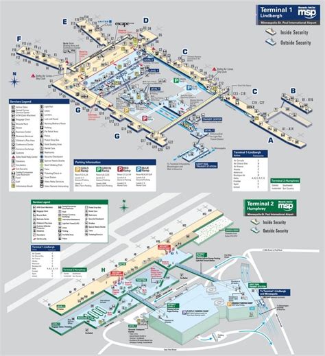 Minneapolis–Saint Paul International Airport Map