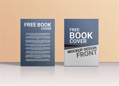 Free Book Hardcover Front & Backside Mockup PSD - Good Mockups