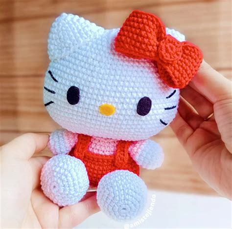 🌟Tutorial completo en español: Cómo tejer un Hello Kitty amigurumi 🥰 ...