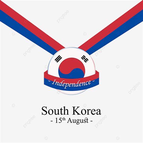 15th August PNG Image, South Korea Independence 15th August Hanging ...