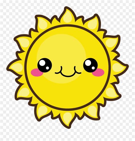 Download Cute Summer Sun - Vector Graphics Clipart (#3386282) - PinClipart