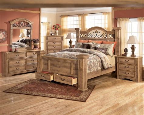 30 Inspirational Rustic Wood Bedroom Sets - Home Decoration and ...