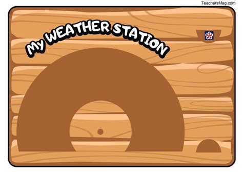 Free Printable Weather Station for Kids. Weather Chart | TeachersMag ...