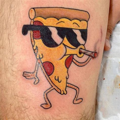 Traditional Pizza Tattoo