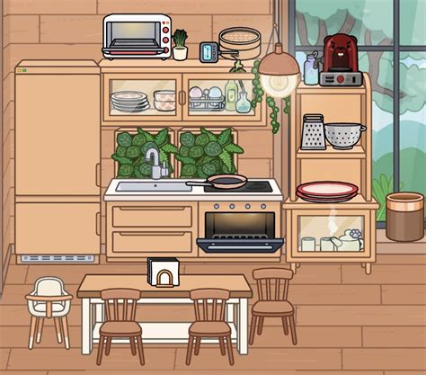 Toca boca aesthetic kitchen ideas🌸🌺