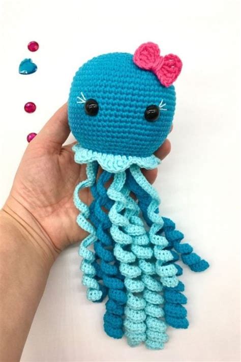 Free Crochet Jellyfish Pattern - Cuddly Stitches Craft