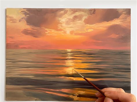 Sunset Painting Tutorial: Step By Step