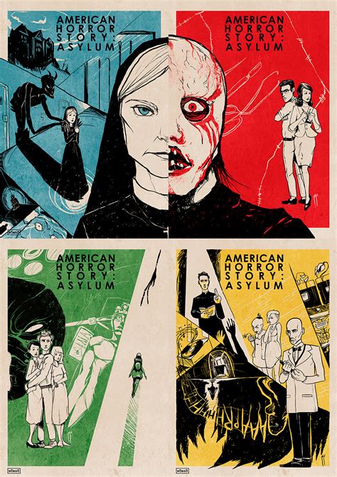 American Horror Story : Asylum on Behance