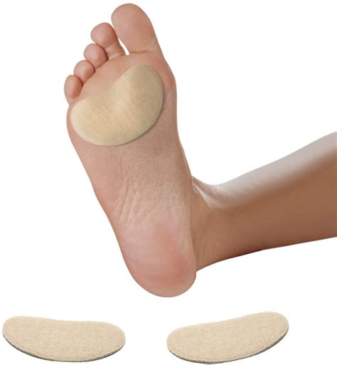 NEW Premium Adhesive Moleskin Kidney Metatarsal Pads - 3 Inches - Bulk ...