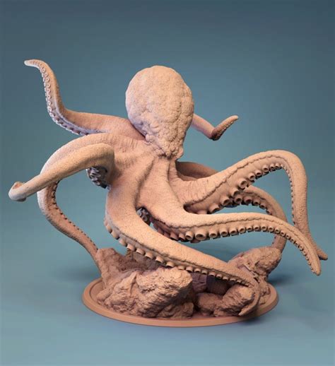 Kraken Premium Dnd Miniature Monster Giant Octopus Sanded & Primed ...