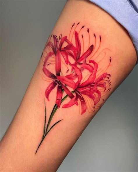 Update 72+ red spider lily tattoo - in.coedo.com.vn