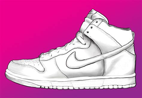 Nike Shoe Drawing at GetDrawings | Free download