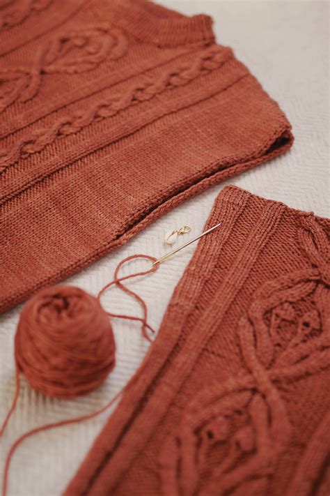 Attaching the sleeves . Knitting tutorial - Marzena Kołaczek