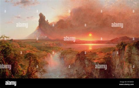 Frederic Edwin Church - Cotopaxi 1862 Stock Photo - Alamy