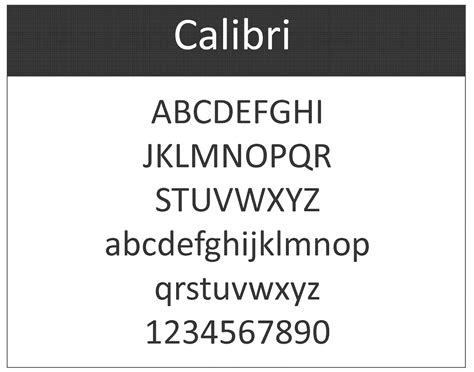 What Da Font - What is the font?: Calibri