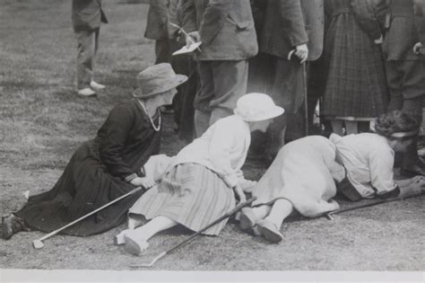 Lot Detail - Women Spectators Stooping to Watch at St. Andrews Daily ...