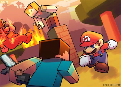 SSBU x Minecraft fan art (Artist is me) : Minecraft