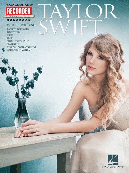 Taylor Swift - Recorder Songbook By Taylor Swift - Softcover Sheet ...