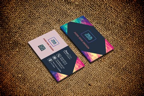 Colorful Business Card on Behance