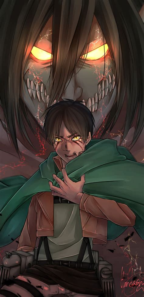 Download 1440x2960 Eren Jaeger, Shingeki No Kyojin, Titan, Attack On ...