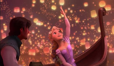 Disney Tangled Lanterns Wallpaper