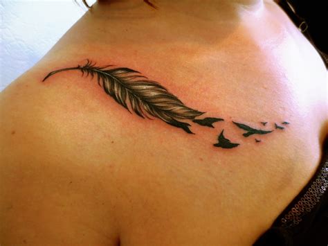 Feather Birds Tattoo - All About Tatoos Ideas