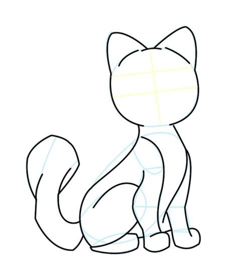 Drawing a Cartoon Cat - FeltMagnet