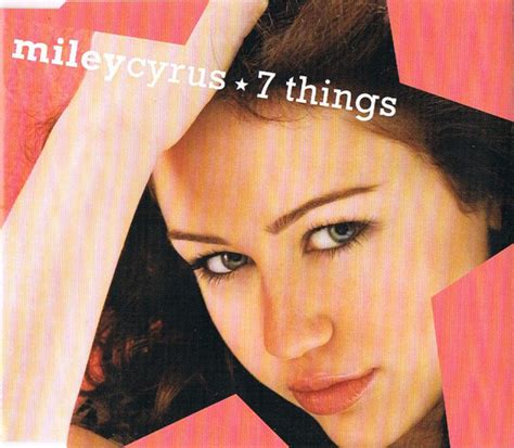 Miley Cyrus – 7 Things (2008, CD) - Discogs