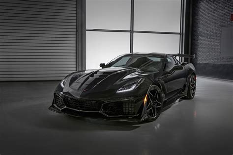 Download Car Black Car Supercar Vehicle Chevrolet Corvette ZR1 HD Wallpaper