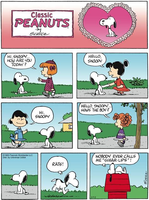 Peanuts 12 Feb. 2012 | Snoopy funny, Snoopy cartoon, Snoopy comics