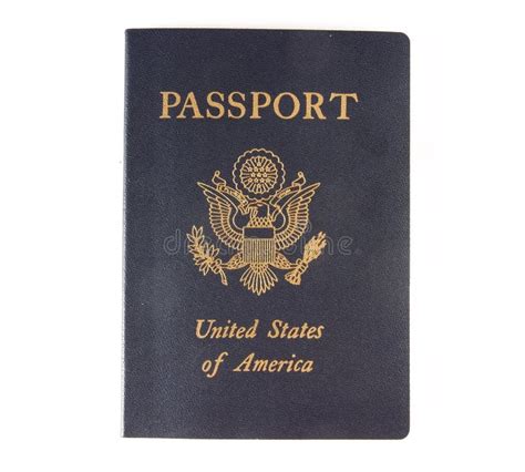 The Cover of a US Passport. Stock Photo - Image of citizenship, customs ...