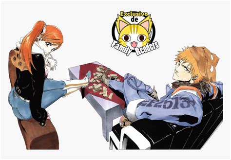 Png-ichigo Y Orihime//bleach - Tite Kubo Bleach Art, Transparent Png ...