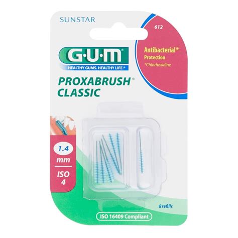 GUM® 612 Proxabrush interdental brush refill 1.4mm 8pcs | PromoFarma