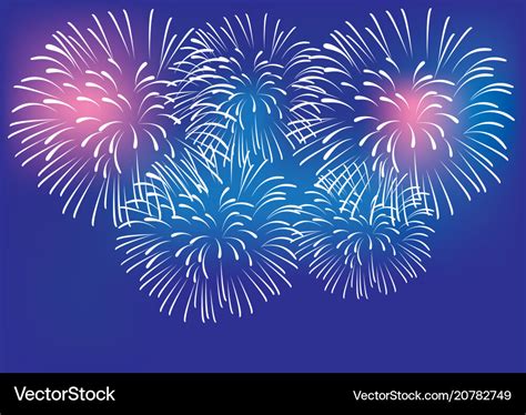 Fireworks background Royalty Free Vector Image