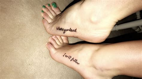 “Where you lead... I will follow” #gilmoregirls #tattoo | Matching ...