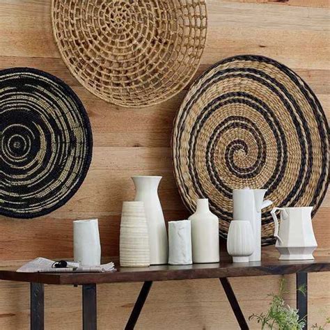 rattan plates for wall - Google Search | Decoración de unas, Canasta ...