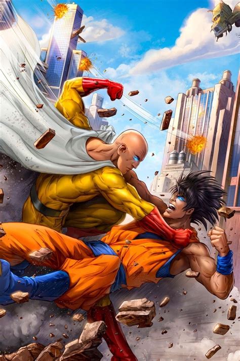 Saitama Vs Goku Wallpapers - Wallpaper Cave