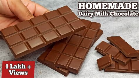 How to Make Dairy Milk Chocolate Bar at Home ! Silky Smooth Milk ...