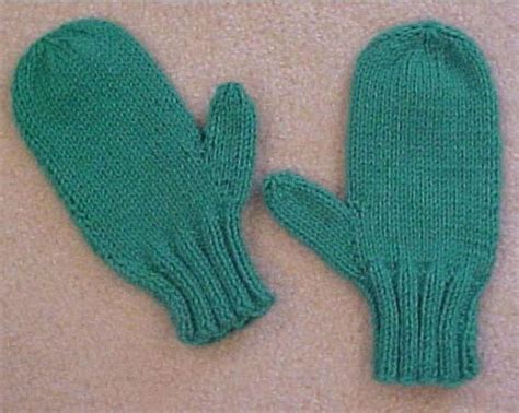 Ladies 2 Needle Mittens | Craftsy Baby Mittens Knitting Pattern ...