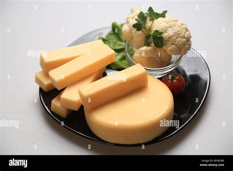 Different types of cheese slices Stock Photo - Alamy