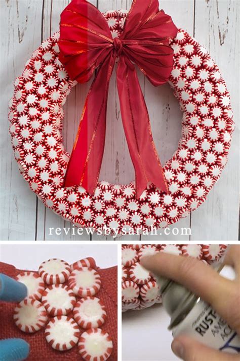 Peppermint Candy Wreath - Reviews by Sarah