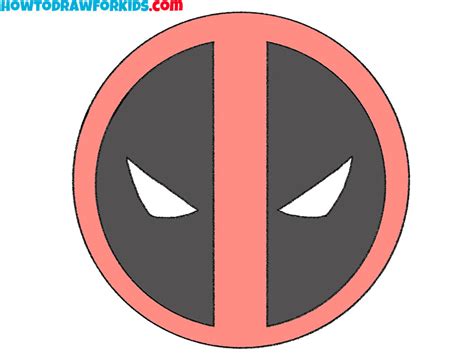 How to Draw Deadpool Logo - Easy Drawing Tutorial For Kids